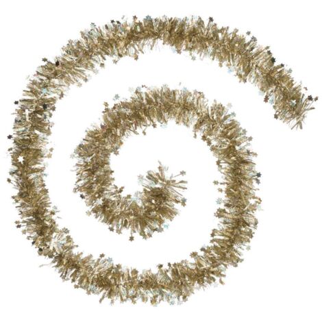 Laser-Sterne-Girlande 10cmx2m 6-lagig gold - Feeric lights & christmas