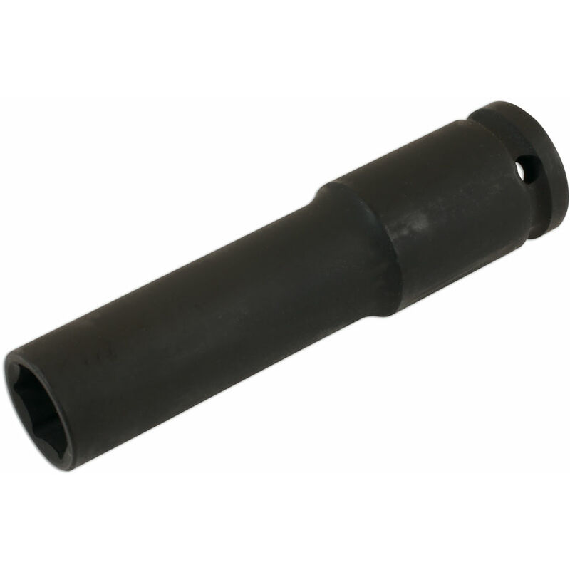 Laser Tools - 17mm Extra Deep Impact Socket 1/2D Black Phosphate Finish 7765