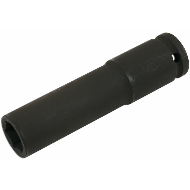 Laser Tools - 18mm Extra Deep Impact Socket 1/2D Black Phosphate Finish 7766