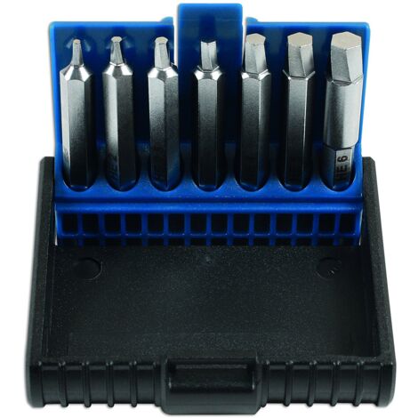 Laser Tools 6844 danneggiato bullone Esagonale con estrattore, Set di 7