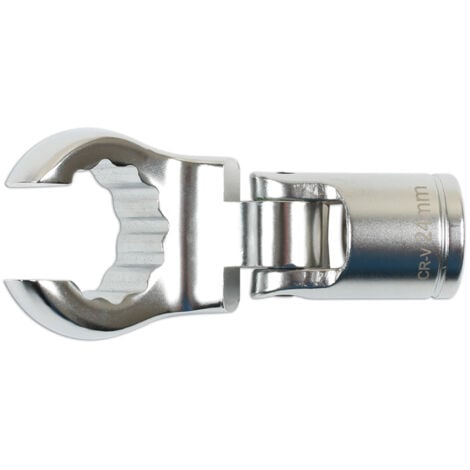 Laser Tools Flexible Crows Foot Wrench 1/2""D 24mm 7479