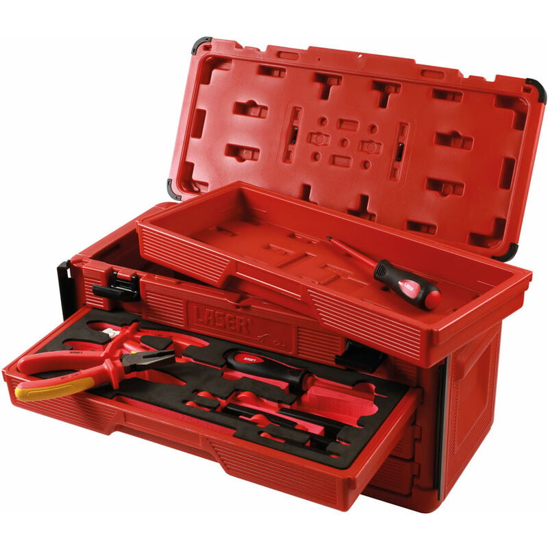 Insulated Tool Kit - 3 Drawer Toolbox 27pc 8328 - Laser Tools