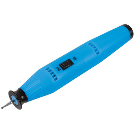 Laser Tools – Mini stylo graveur multi surfaces – Alimentation USB – Vitesse 14 000 à 16 000 trs/min – Pointe diamantée pour gravure précise