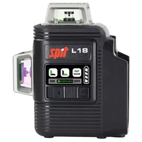 Laser verde a bateria L18 18V SPIT 054555 3 Planos