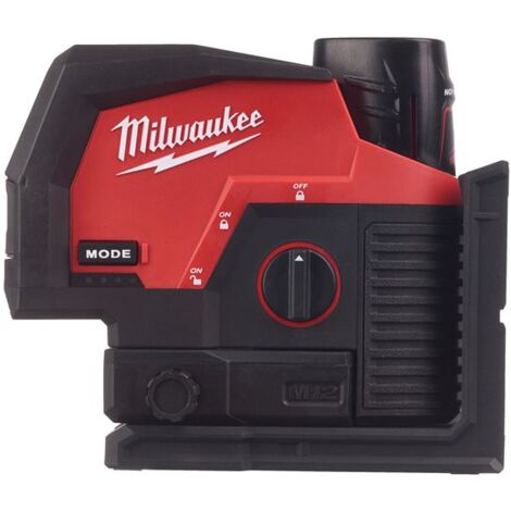 LASER VERDE M12™ A 2 LINEE CON 2 PUNTI PIOMBO milwaukee M12CLLP-301C