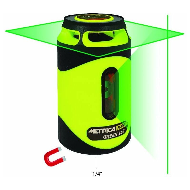 Laser Flash 360° Green Bravo La Canette Metrica 61435