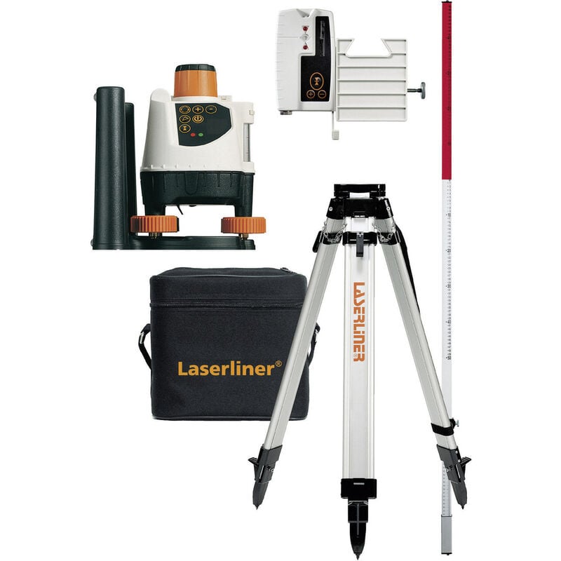 Laserliner - BeamControl-Master 120 Rotationslaser inkl. Stativ Reichweite (max.): 120 m