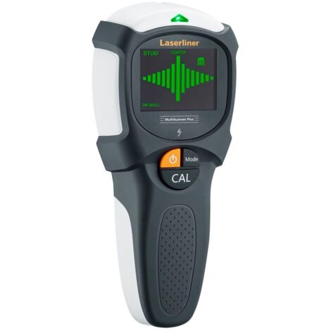 Laserliner – Détecteur de matériaux MultiScanner Plus – Détection métaux jusqu'à 12 cm – Câbles sous tension – Écran LCD avec étalonnage automatique