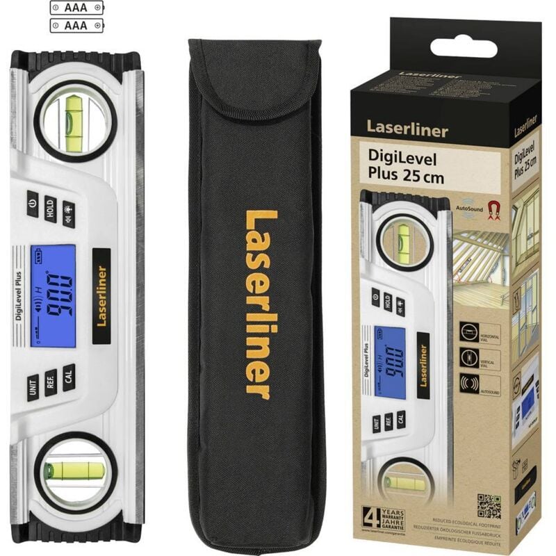 Laserliner - DigiLevel Plus 25 081.249E Niveau à bulle numérique