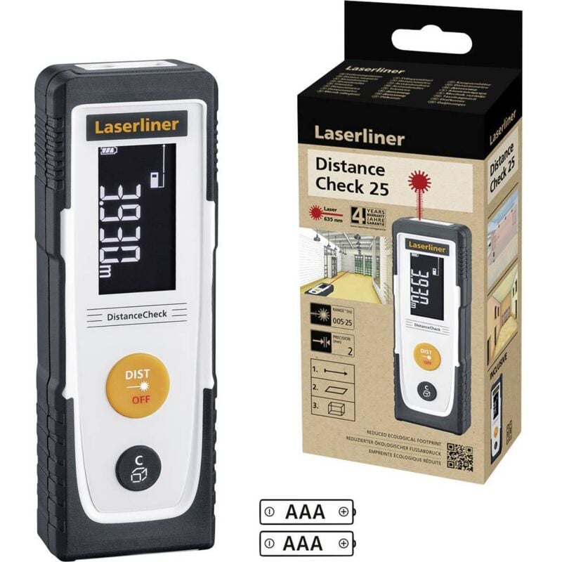 Laserliner - DistanceCheck Télémètre laser 25 m