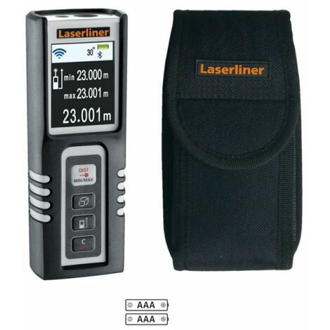 LASERLINER BLACKLINE Laser-Entfernungsmesser DistanceMaster Compact Pro(50m, BLE, Tilt))