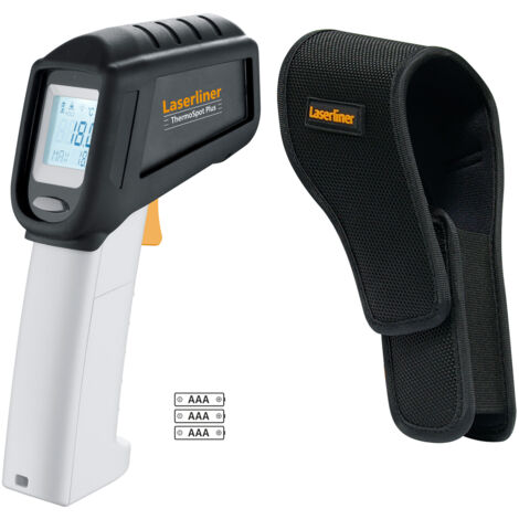 Laserliner Infrarot-Temperaturmessgerät Berührungslos ThermoSpot Plus mit Laser