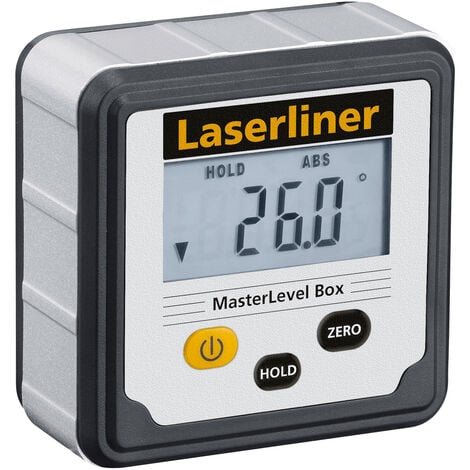 Laserliner MasterLevel Box 081.260A Digitale Wasserwaage mit Magnet 28 mm