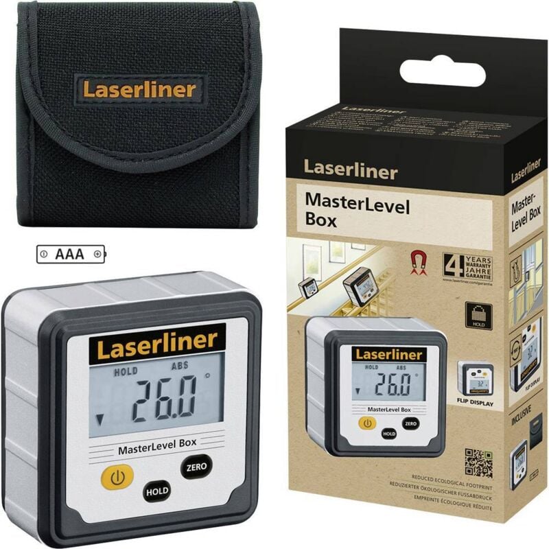 Laserliner - MasterLevel Box 081.260E Niveau à bulle numérique