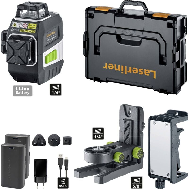 MasterPlane-Laser 3G Pro Laser à lignes 360° - Laserliner