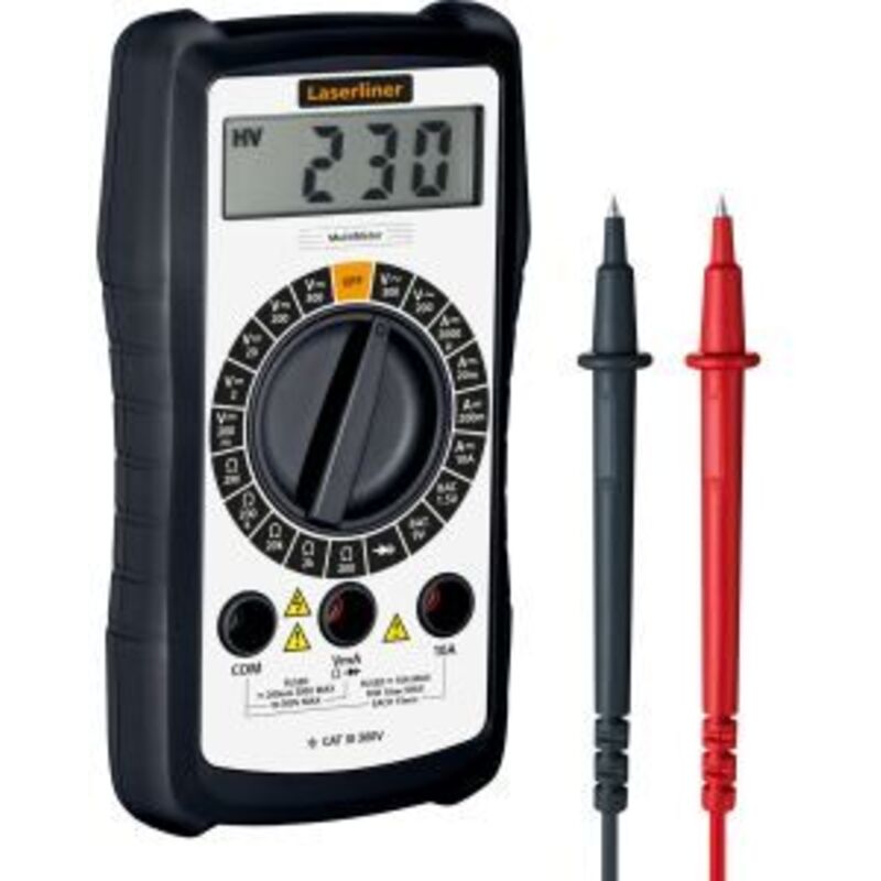 Laserliner 083.031E Handheld Multimeter measures voltage current r...