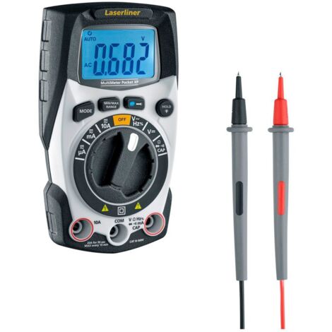Laserliner Pocket XP multímetro digital negro profesional