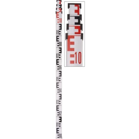 Laserliner Teleskopnivellier-Mire Schwarz 4m