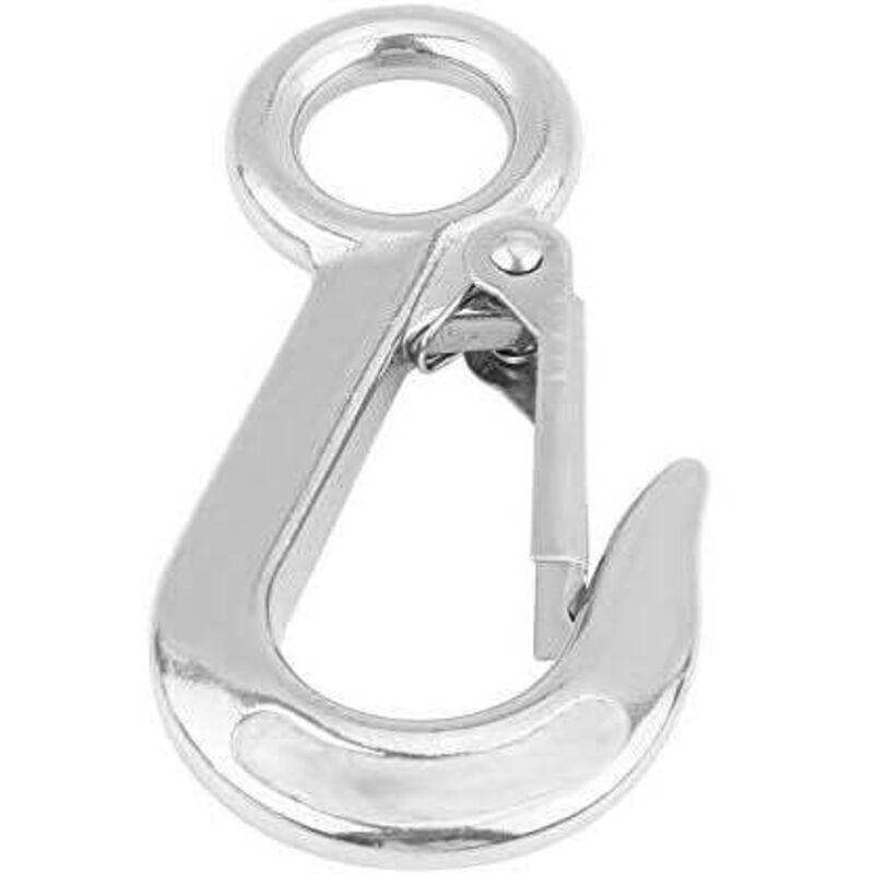 Image of Lasthaken für Winden, 2 Ausführungen aus Edelstahl 304, hohe Tragfähigkeit, Kranhaken (0,3 t)