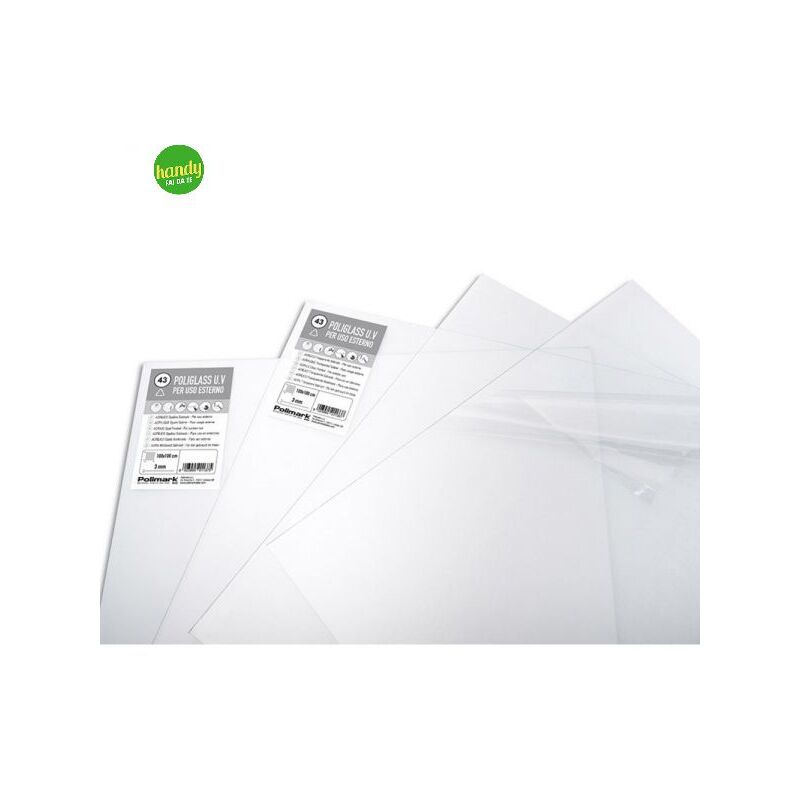 Lastra Acrilica Polimark Trasparente 100 X 200 X 0,4 Cm