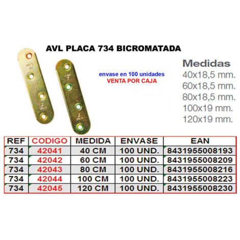 Lastra bicromata Wolfpack 120x20 mm.