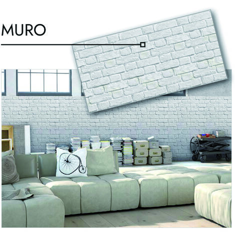 LASTRA DECORATIVA SERIGRAFATA cm. 50x100 - Effetto Muro 
