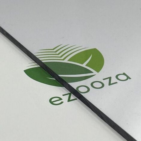EZOOZA de 3 mm transparente, 800 x 600 mm, protégée contre les rayons UV.
