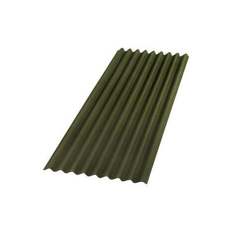 Lastre ondulate in fibra bitumata 100x76 cm per tettoie e coperture Easy  Line Onduline