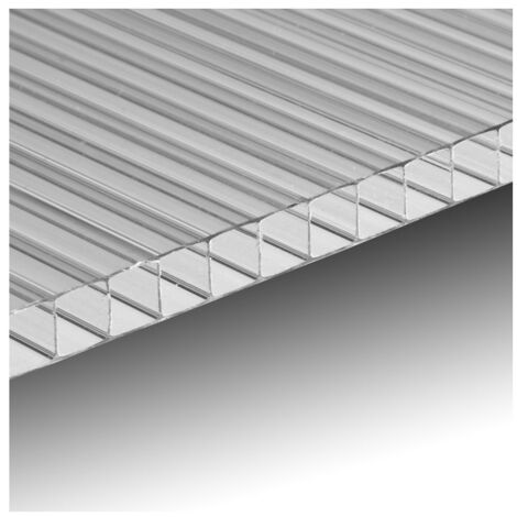 Lastra Policarbonato Alveolare 16 mm Trasparente 980X2000 mm