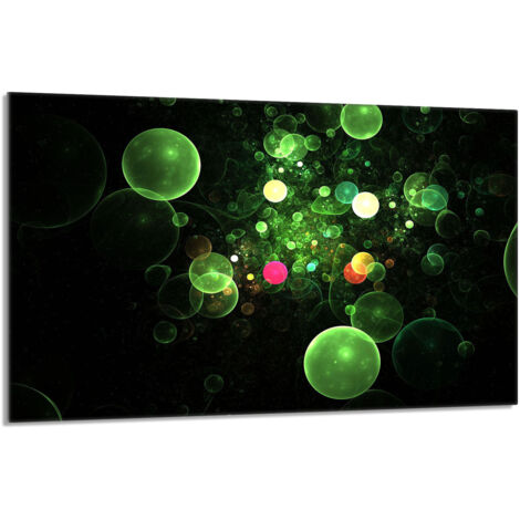 Lastra protettiva in vetro per la stufa 80x52 Bubbles