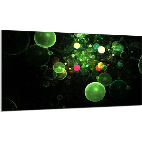 Lastra protettiva in vetro per la stufa 90x52 Bubbles