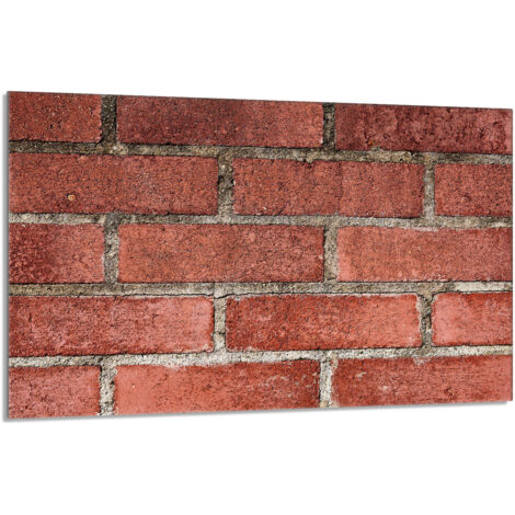 Lastra protettiva in vetro per stufa 80x52 Brick