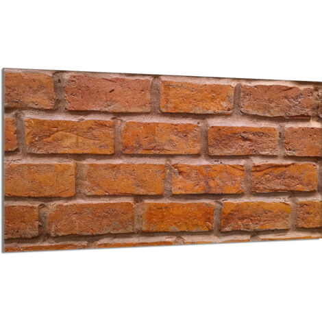Lastra protettiva in vetro per stufa 90x52 Brick