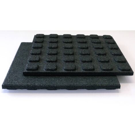 lastra smorzante 50 x 50 cm spessore 2,5 cm - set da 2 - 54100 - trigano jardin