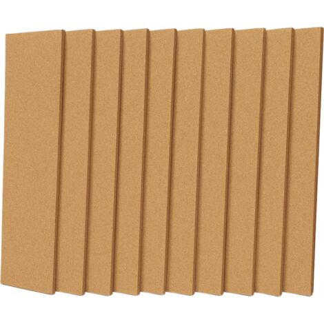 Lastra sughero 100x50 cm sp. 3 mm resistente anti umidità muffa condensa pezzi 10 lastre - confezione 1