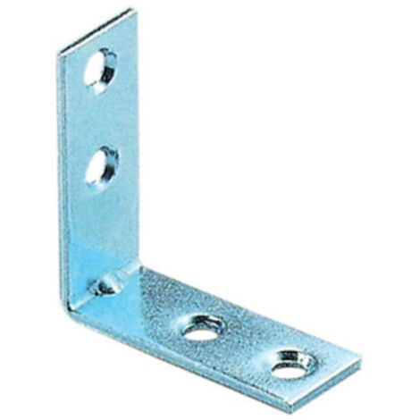 ALDEGHI LUIGI SPA LASTRINA A 4 FORI ANG. CM. 4X4. Prezzo per 1 pezzo.