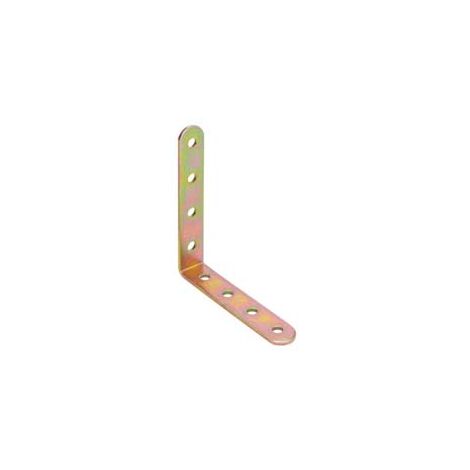 LASTRINA AD ANGOLO A 90 ° FORATA PESANTE ART.768- - mm.100x100x20 - spessore mm.4 - 25 pezzi ALDEGHI