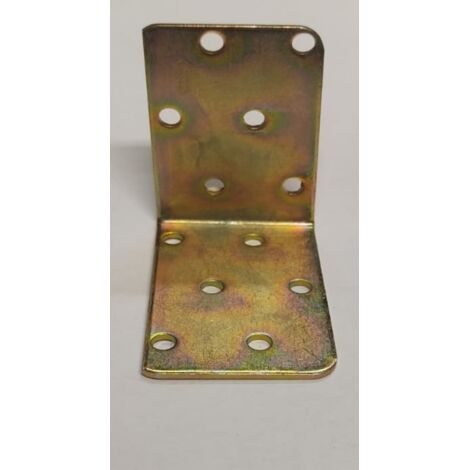 LASTRINA ANGOLARE DI GIUNZIONE 60x60x40MM - CON SPESSORE 2MM - IN ACCIAIO TROPICALIZZATO