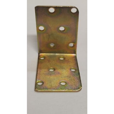LASTRINA ANGOLARE DI GIUNZIONE 60x60x40MM - CON SPESSORE 2MM - IN ACCIAIO TROPICALIZZATO