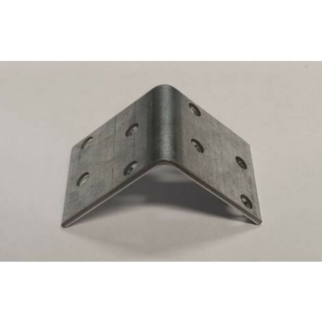 LASTRINA ANGOLARE DI GIUNZIONE - IN ACCIAIO ZINCATO CON SPESSORE 2MM - 40x40x40MM