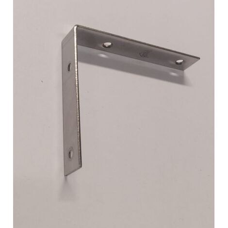 LASTRINA ANGOLARE IN ACCIAIO INOSSIDABILE CON SPESSORE 2MM - 100x20MM 