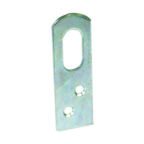 LASTRINA DIRITTA ACCIAIO ZINCATO 100 PZ.  con finestra mm. 80