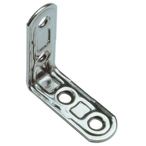 LASTRINA INOX ANG. 4 FORI ART. 164IN MM.30X30. Prezzo per 1 pezzo.