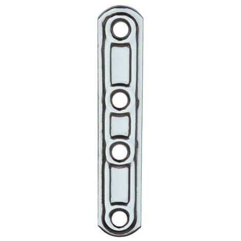 LASTRINA INOX DIRITTA 4 FORI ART. 163IN MM.100. Prezzo per 1 pezzo.
