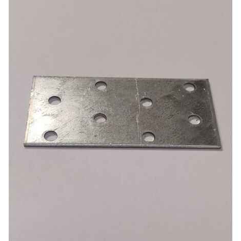 LASTRINA PIANA DI CONGIUNZIONE 80X40X2MM- IN ACCIAIO ZINCATO