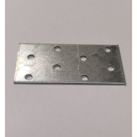 LASTRINA PIANA DI CONGIUNZIONE 80X40X2MM- IN ACCIAIO ZINCATO