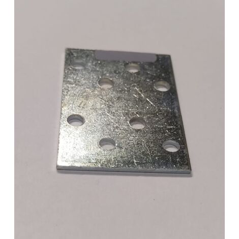 LASTRINA PIANA DI GIUNZIONE 60x40x2 - INACCIAIO ZINCATO