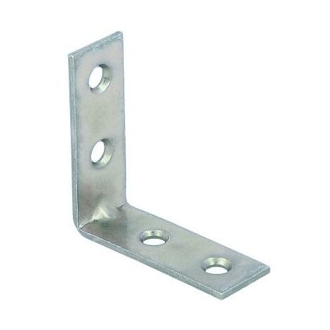 LASTRINA PIEGATA 4 FORI mm. 30 ZINCATO