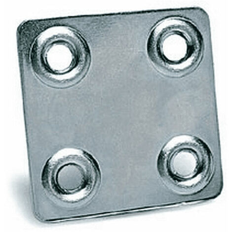 Lastrina quadra ferro zincata40x40
