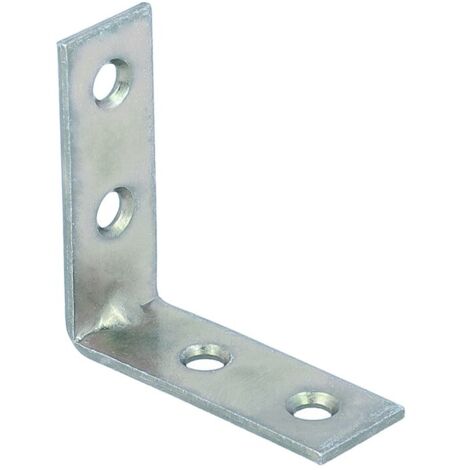 Lastrina supporto ad angolo zin 50x50 pezzi 4 - masidef